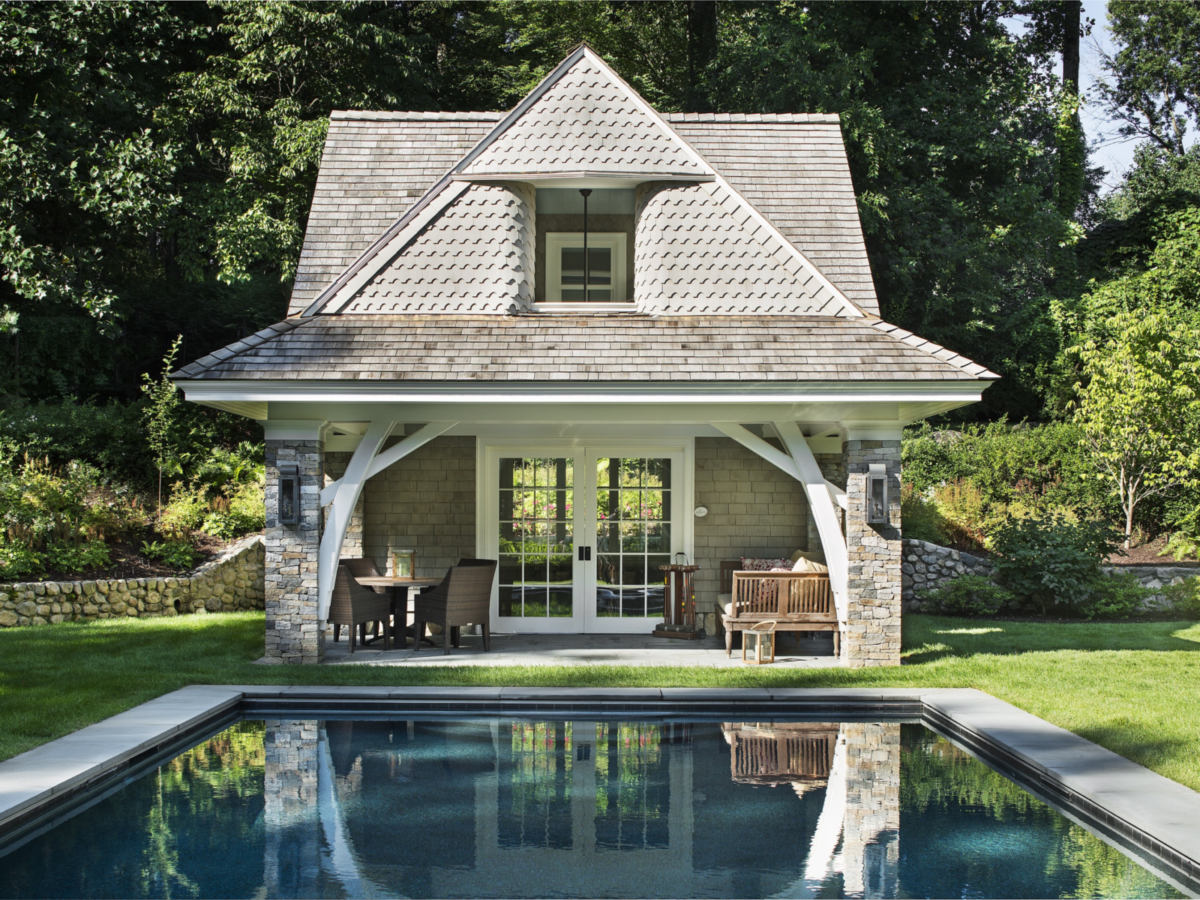 A Picturesque Pool House